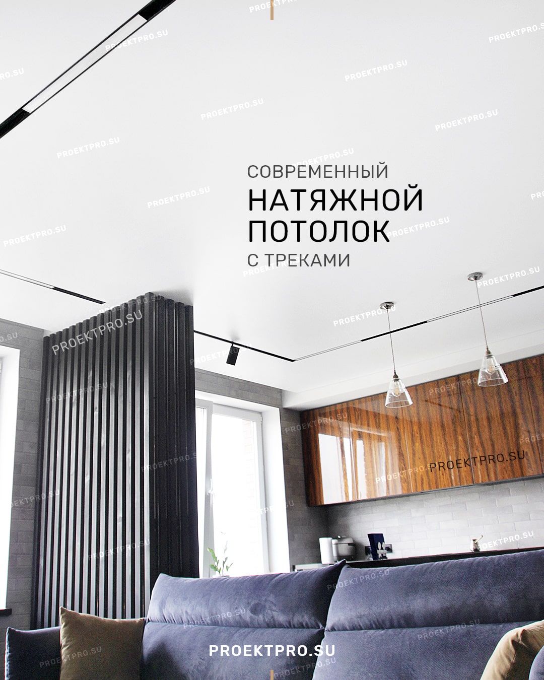 Дизайн потолка для зала (80 фото)