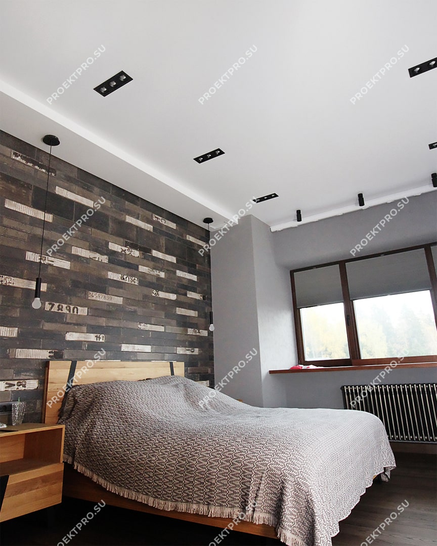 Двухуровневый потолок в спальне: фото красивых и современным натяжных потолков с подсветкой